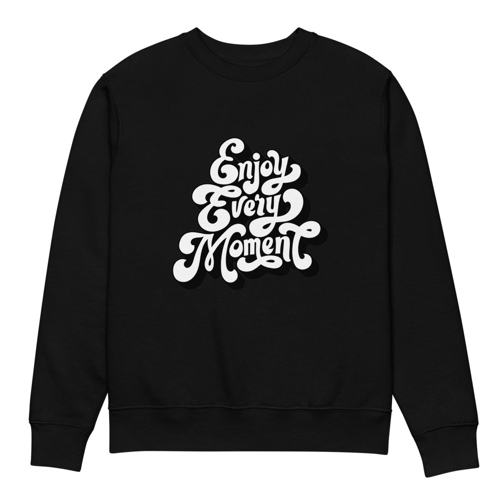 Enjoy every moments white | Unisex Organic Changer 2.0 Sweatshirt | Stanley/Stella SASU004