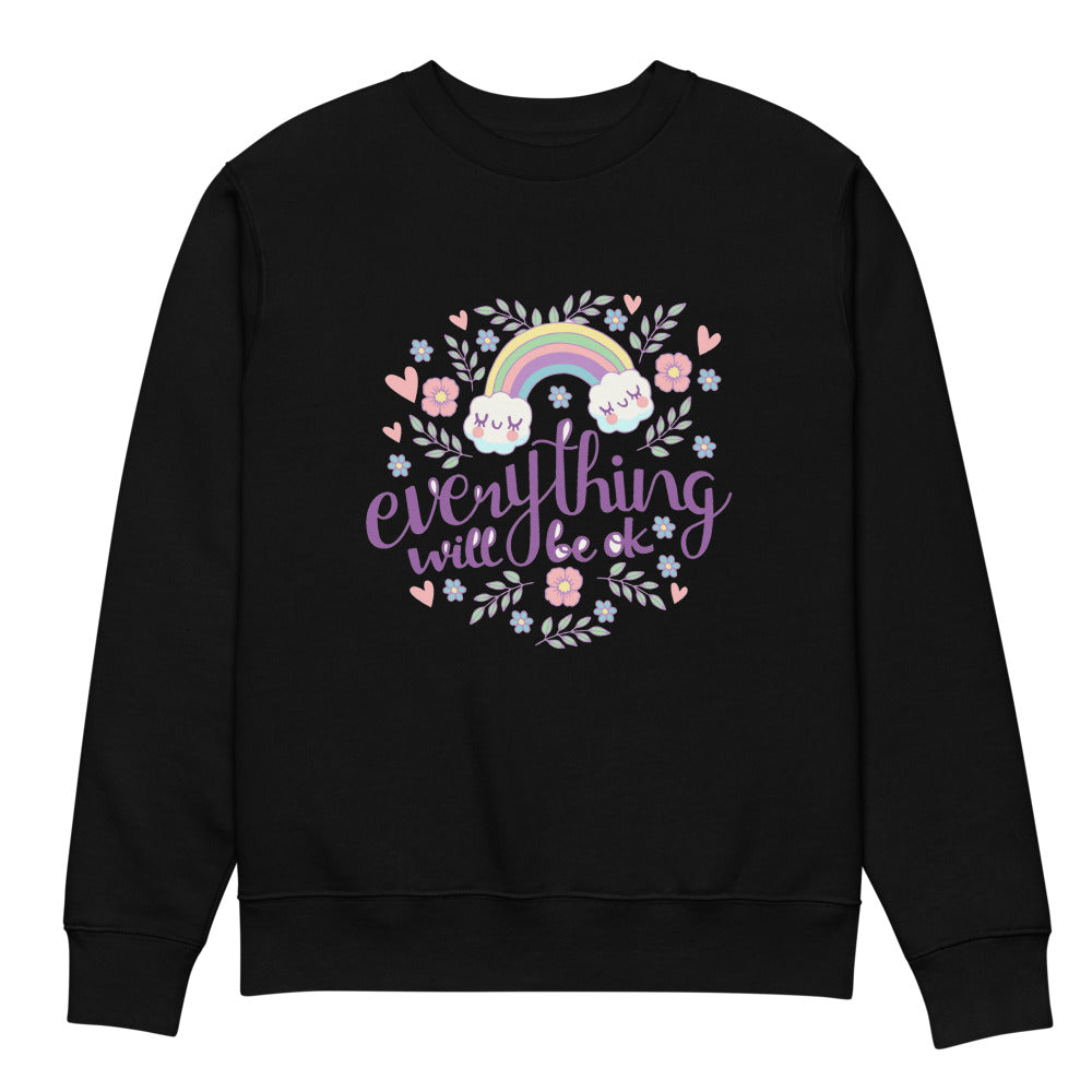 Rainbow - Everything will be ok | Unisex Organic Changer 2.0 Sweatshirt | Stanley/Stella SASU004