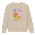 Orange fox - Ẹnoy the day | Unisex Organic Changer 2.0 Sweatshirt | Stanley/Stella SASU004