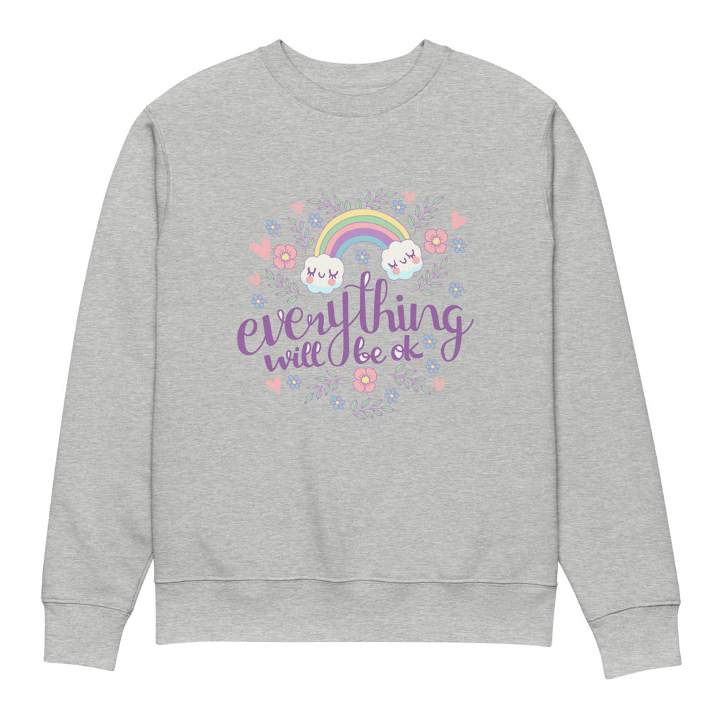 Rainbow - Everything will be ok | Unisex Organic Changer 2.0 Sweatshirt | Stanley/Stella SASU004