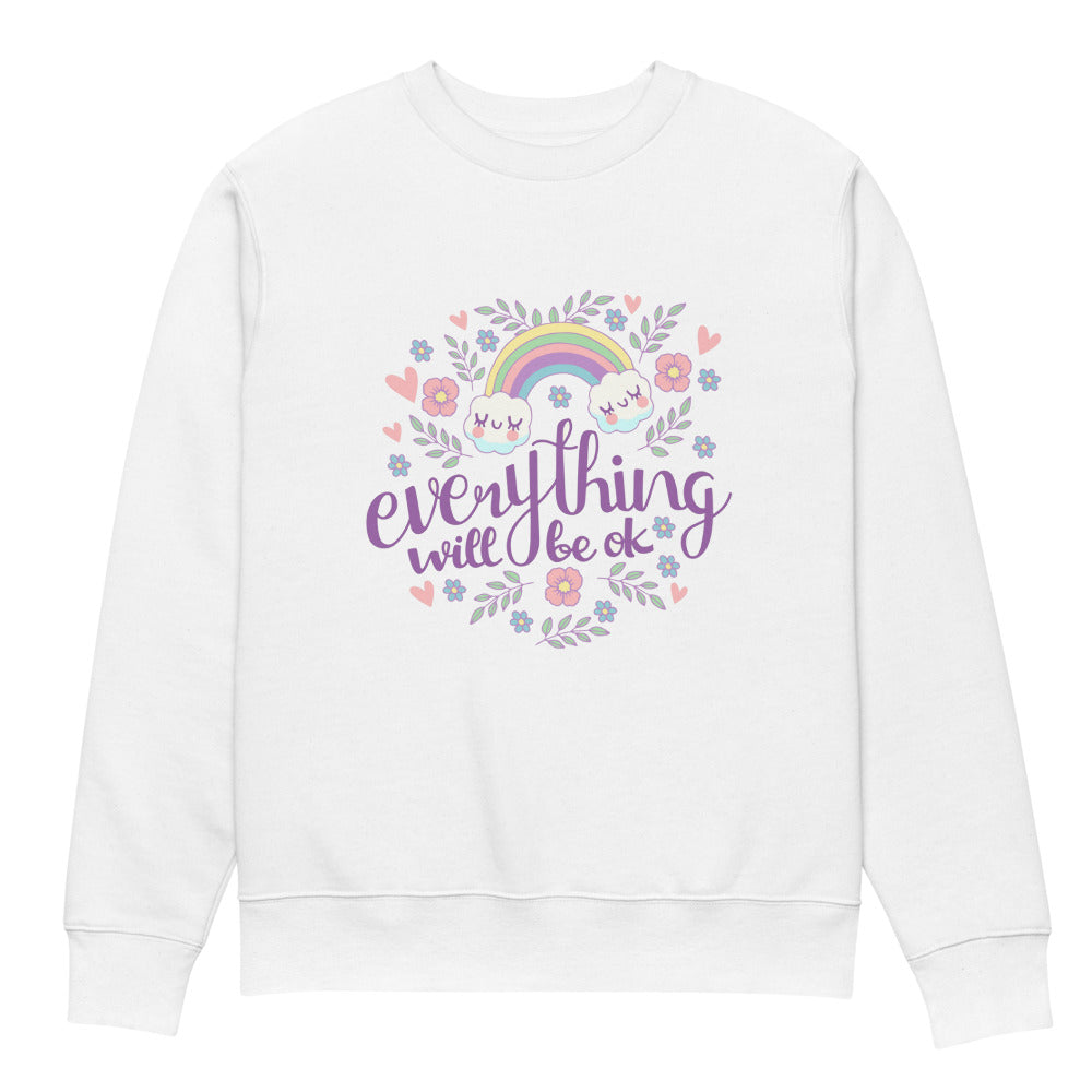 Rainbow - Everything will be ok | Unisex Organic Changer 2.0 Sweatshirt | Stanley/Stella SASU004
