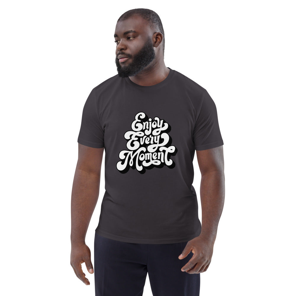 Enjoy every moments white | Unisex Organic Cotton Creator 2.0 T-Shirt | Stanley/Stella STTU169