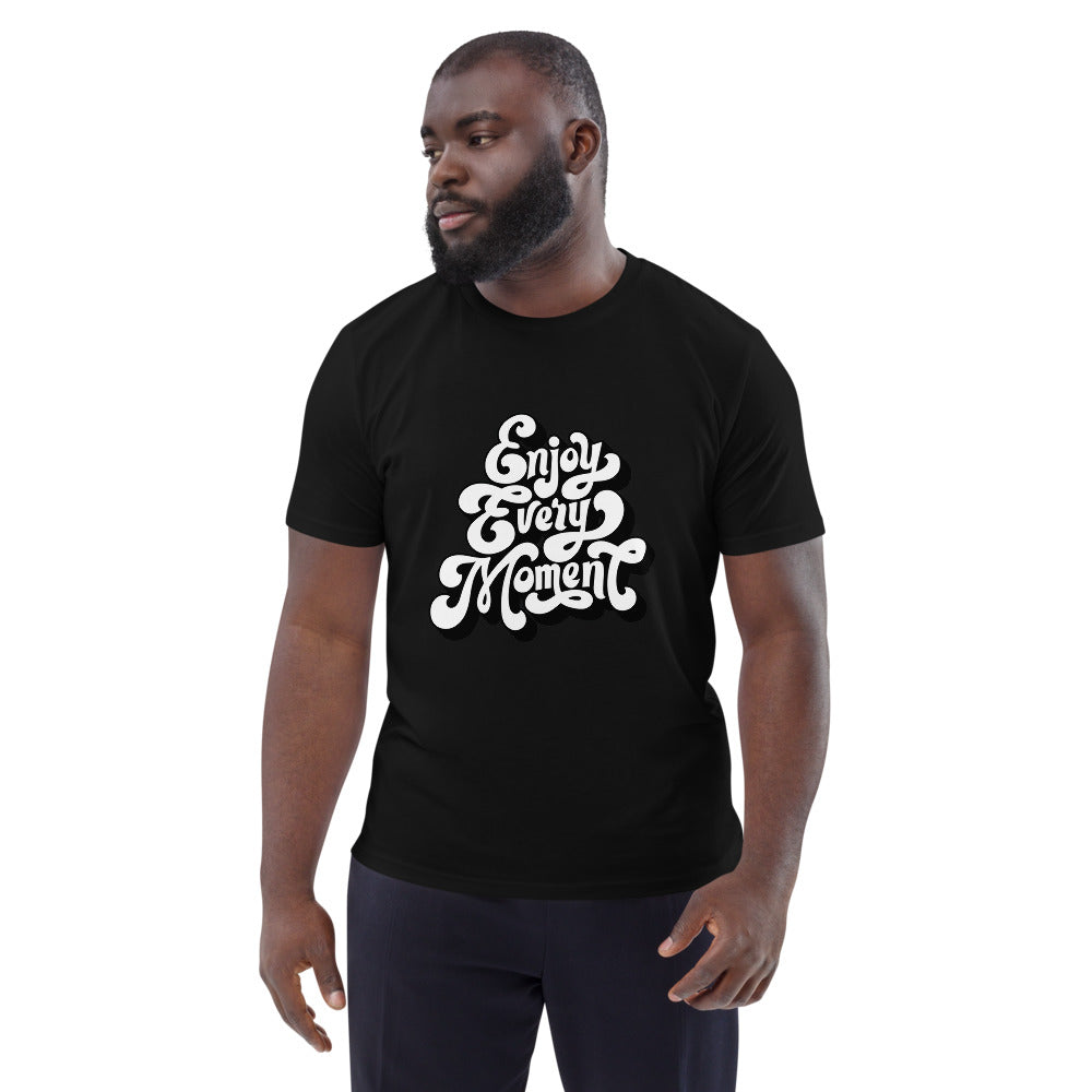 Enjoy every moments white | Unisex Organic Cotton Creator 2.0 T-Shirt | Stanley/Stella STTU169