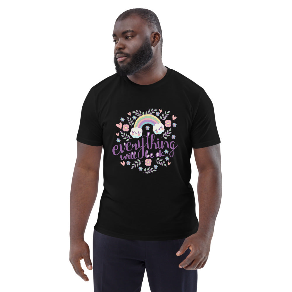 Rainbow - Everything will be ok | Unisex Organic Cotton Creator 2.0 T-Shirt | Stanley/Stella STTU169