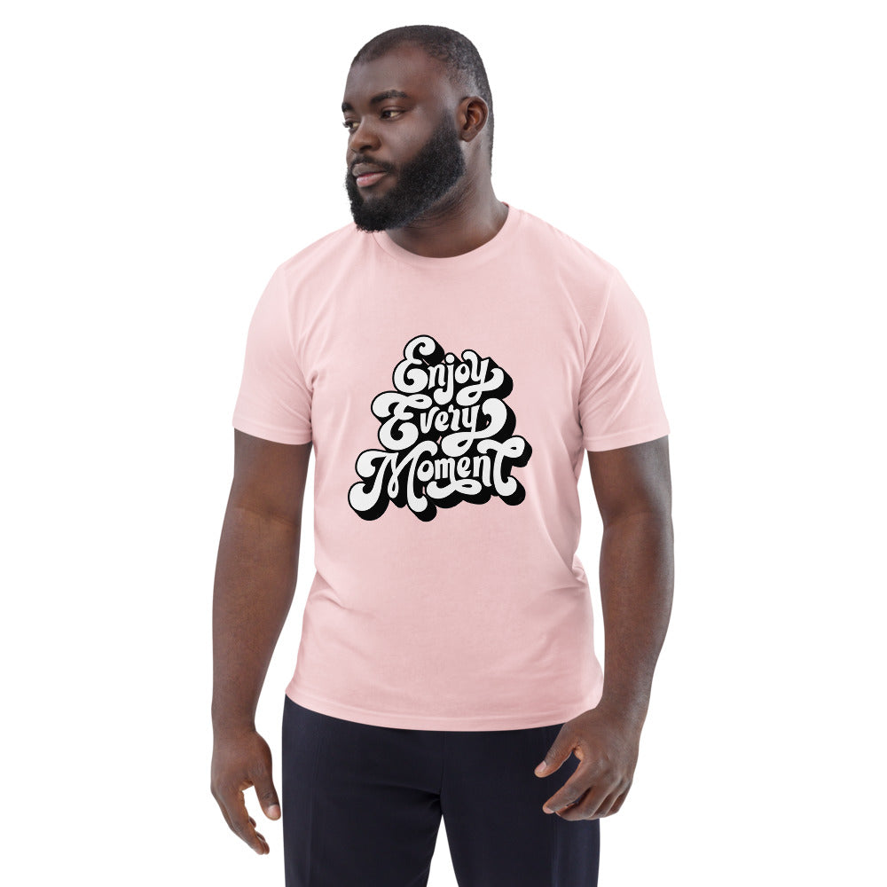Enjoy every moments white | Unisex Organic Cotton Creator 2.0 T-Shirt | Stanley/Stella STTU169