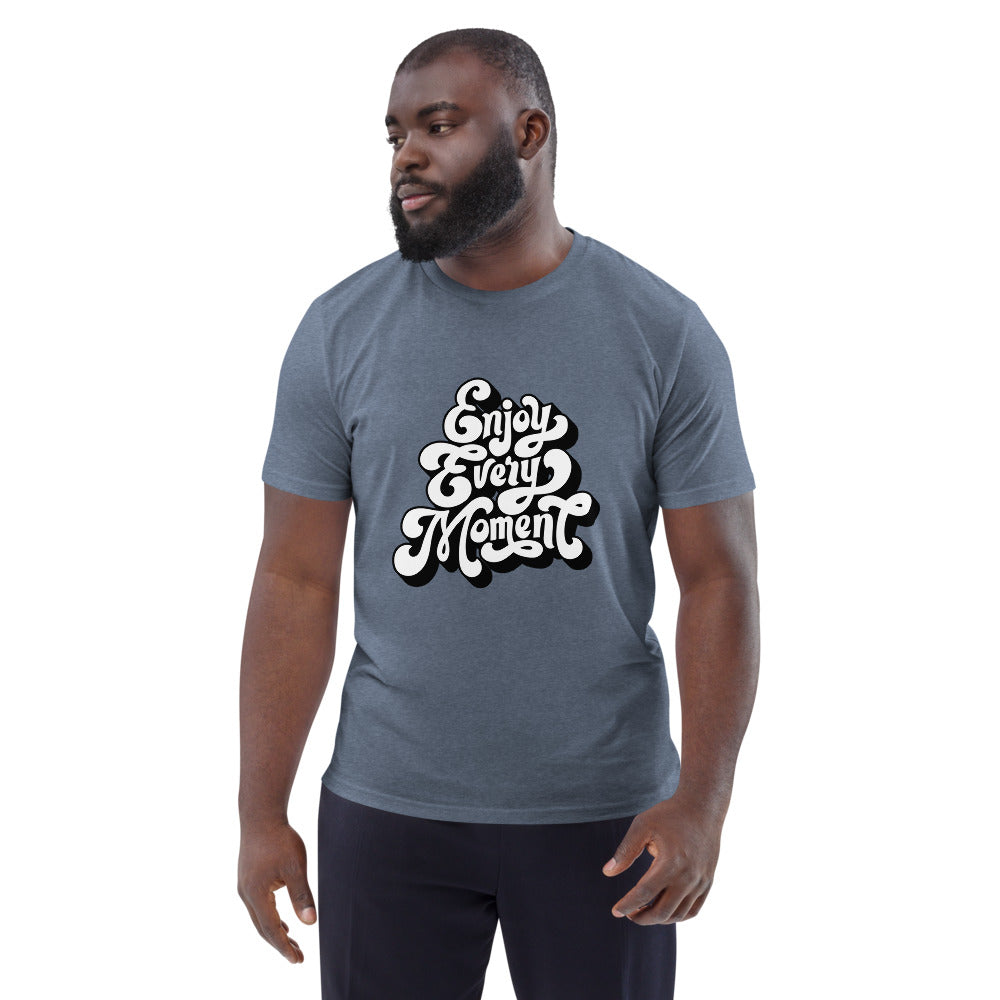 Enjoy every moments white | Unisex Organic Cotton Creator 2.0 T-Shirt | Stanley/Stella STTU169