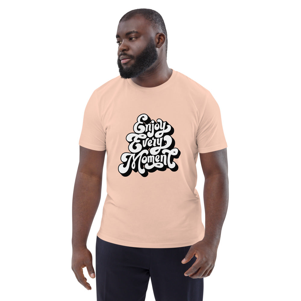 Enjoy every moments white | Unisex Organic Cotton Creator 2.0 T-Shirt | Stanley/Stella STTU169