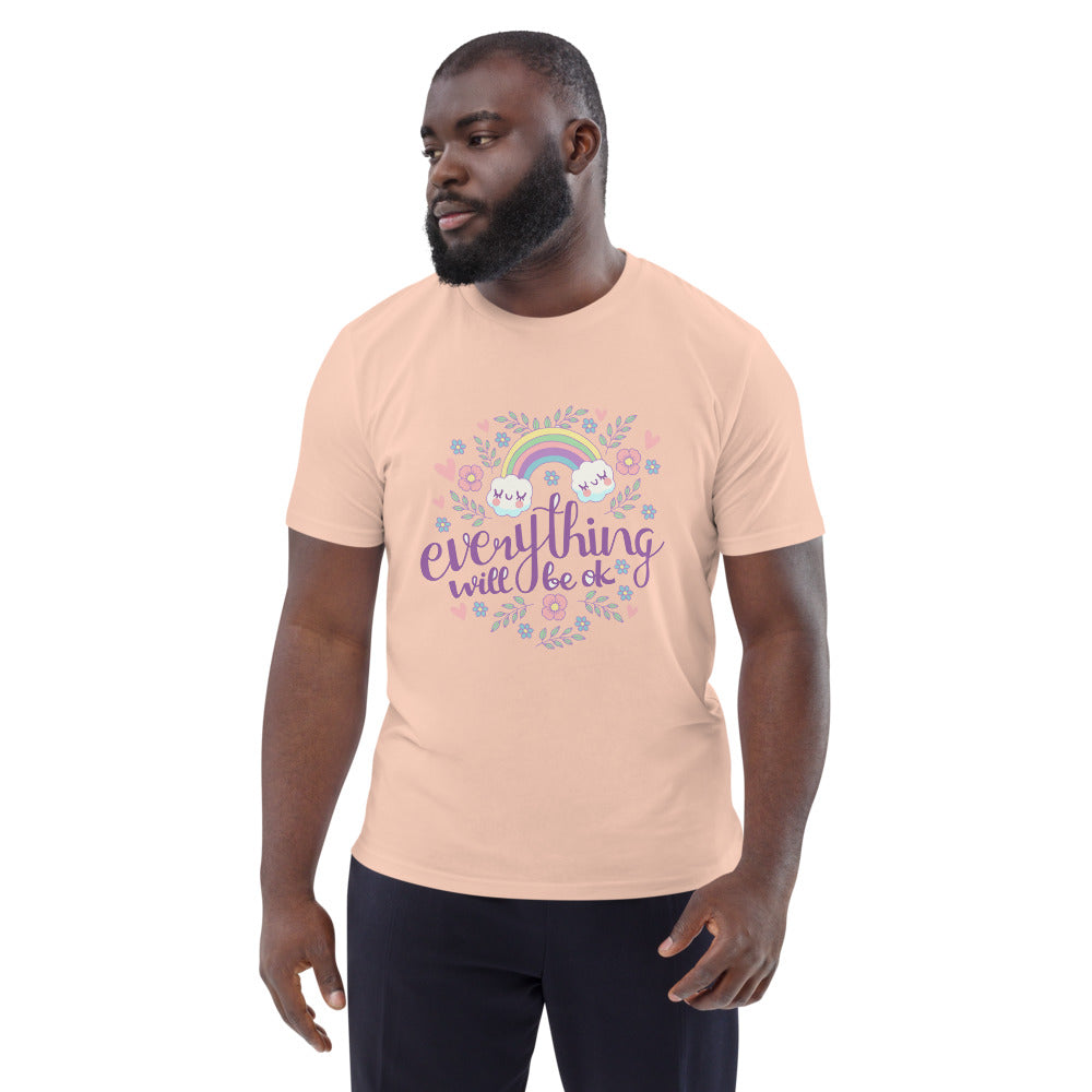 Rainbow - Everything will be ok | Unisex Organic Cotton Creator 2.0 T-Shirt | Stanley/Stella STTU169