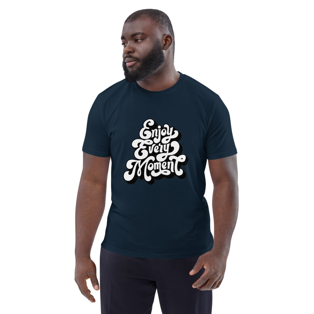Enjoy every moments white | Unisex Organic Cotton Creator 2.0 T-Shirt | Stanley/Stella STTU169