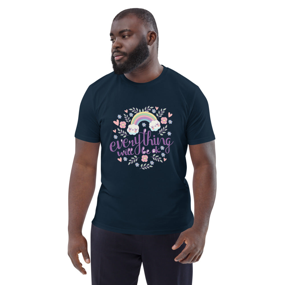 Rainbow - Everything will be ok | Unisex Organic Cotton Creator 2.0 T-Shirt | Stanley/Stella STTU169