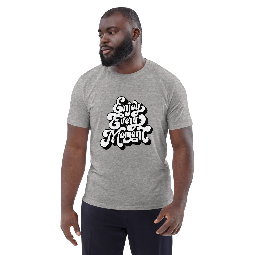 Enjoy every moments white | Unisex Organic Cotton Creator 2.0 T-Shirt | Stanley/Stella STTU169