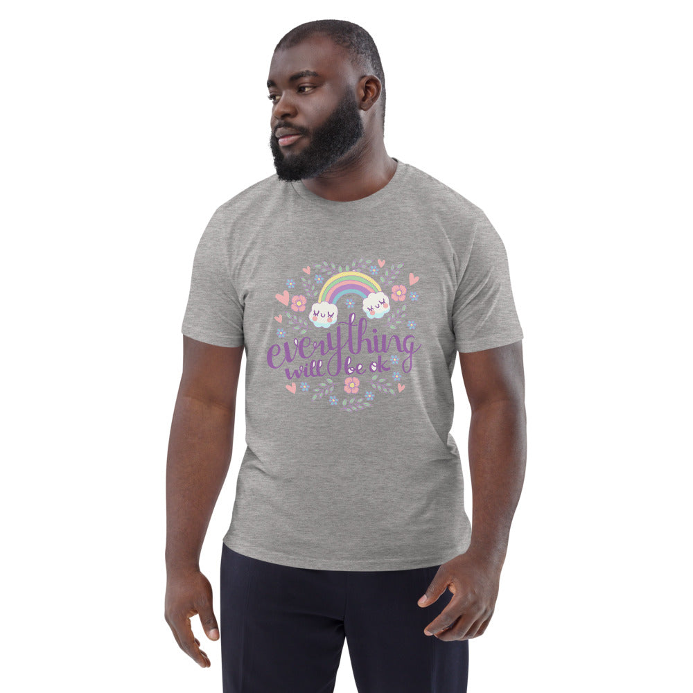 Rainbow - Everything will be ok | Unisex Organic Cotton Creator 2.0 T-Shirt | Stanley/Stella STTU169
