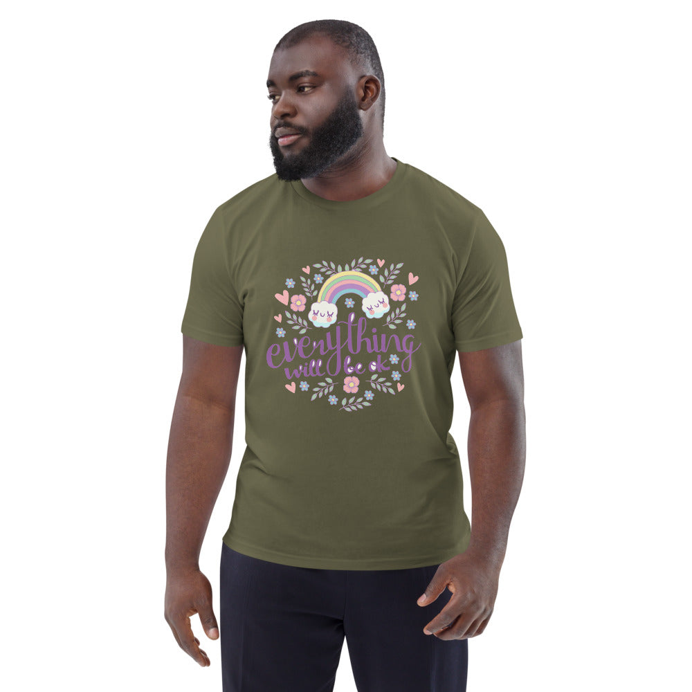 Rainbow - Everything will be ok | Unisex Organic Cotton Creator 2.0 T-Shirt | Stanley/Stella STTU169