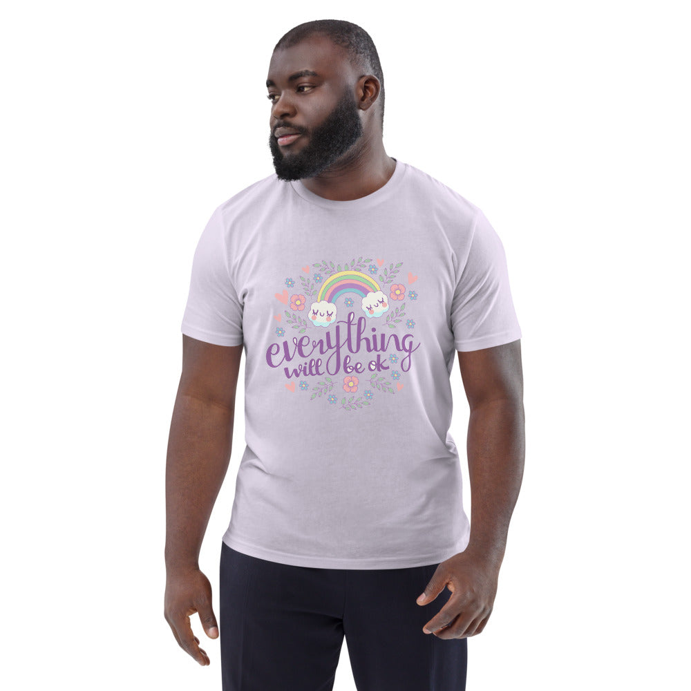 Rainbow - Everything will be ok | Unisex Organic Cotton Creator 2.0 T-Shirt | Stanley/Stella STTU169