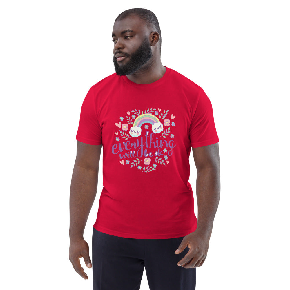 Rainbow - Everything will be ok | Unisex Organic Cotton Creator 2.0 T-Shirt | Stanley/Stella STTU169