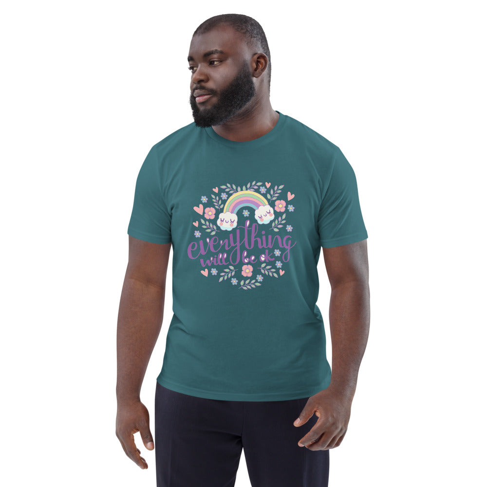 Rainbow - Everything will be ok | Unisex Organic Cotton Creator 2.0 T-Shirt | Stanley/Stella STTU169