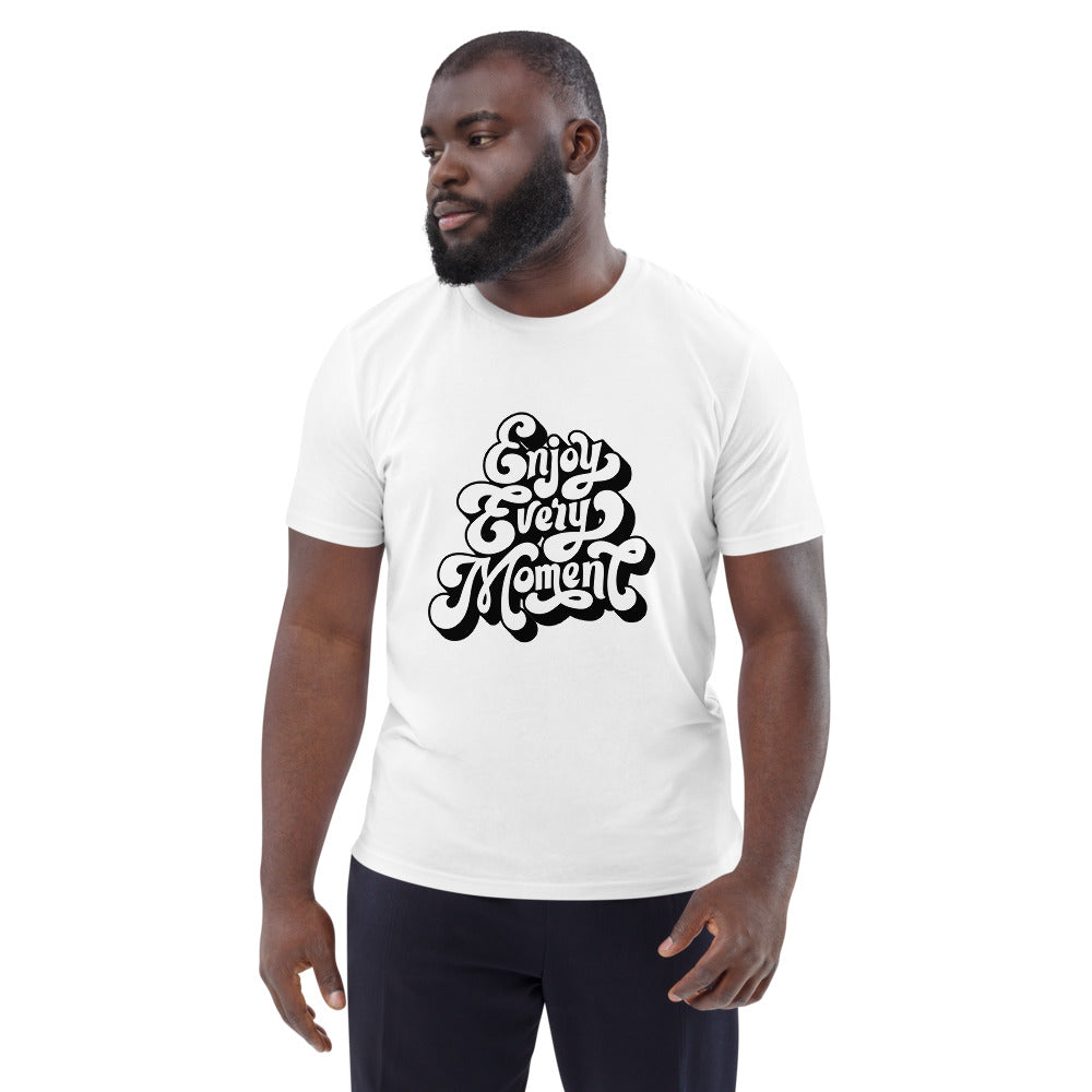 Enjoy every moments white | Unisex Organic Cotton Creator 2.0 T-Shirt | Stanley/Stella STTU169