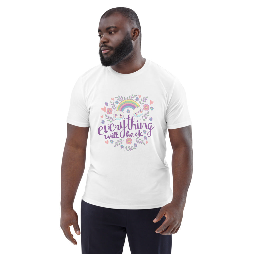 Rainbow - Everything will be ok | Unisex Organic Cotton Creator 2.0 T-Shirt | Stanley/Stella STTU169
