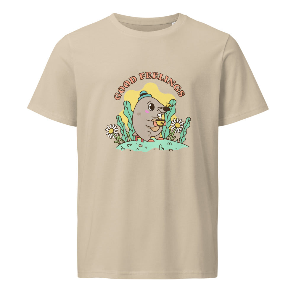 Good feelings | Unisex Organic Mid-Light Crafter T-Shirt | Stanley/Stella SATU007