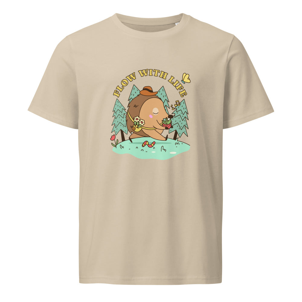 Flow with life | Unisex Organic Mid-Light Crafter T-Shirt | Stanley/Stella SATU007