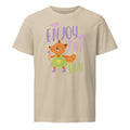 Orange fox - Ẹnoy the day | Unisex Organic Mid-Light Crafter T-Shirt | Stanley/Stella SATU007