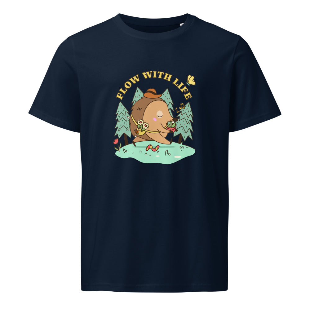 Flow with life | Unisex Organic Mid-Light Crafter T-Shirt | Stanley/Stella SATU007