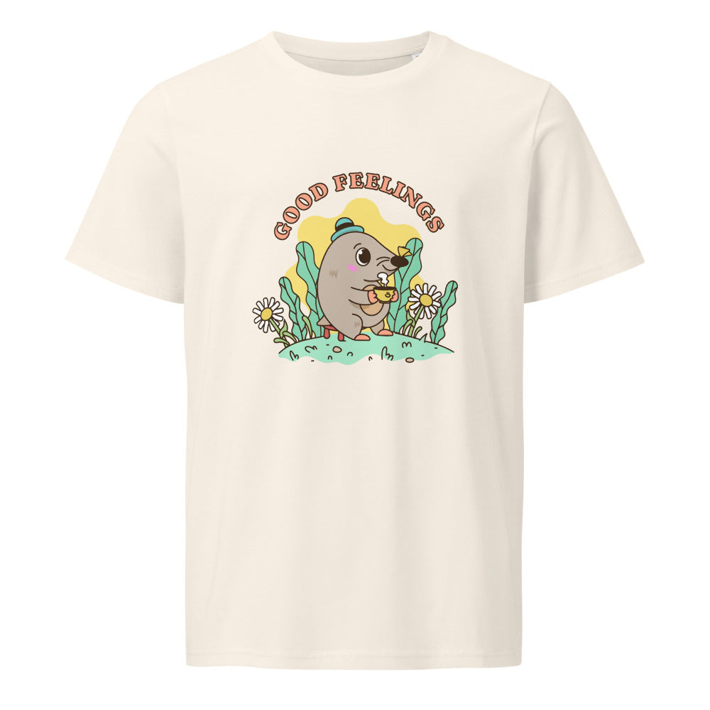 Good feelings | Unisex Organic Mid-Light Crafter T-Shirt | Stanley/Stella SATU007