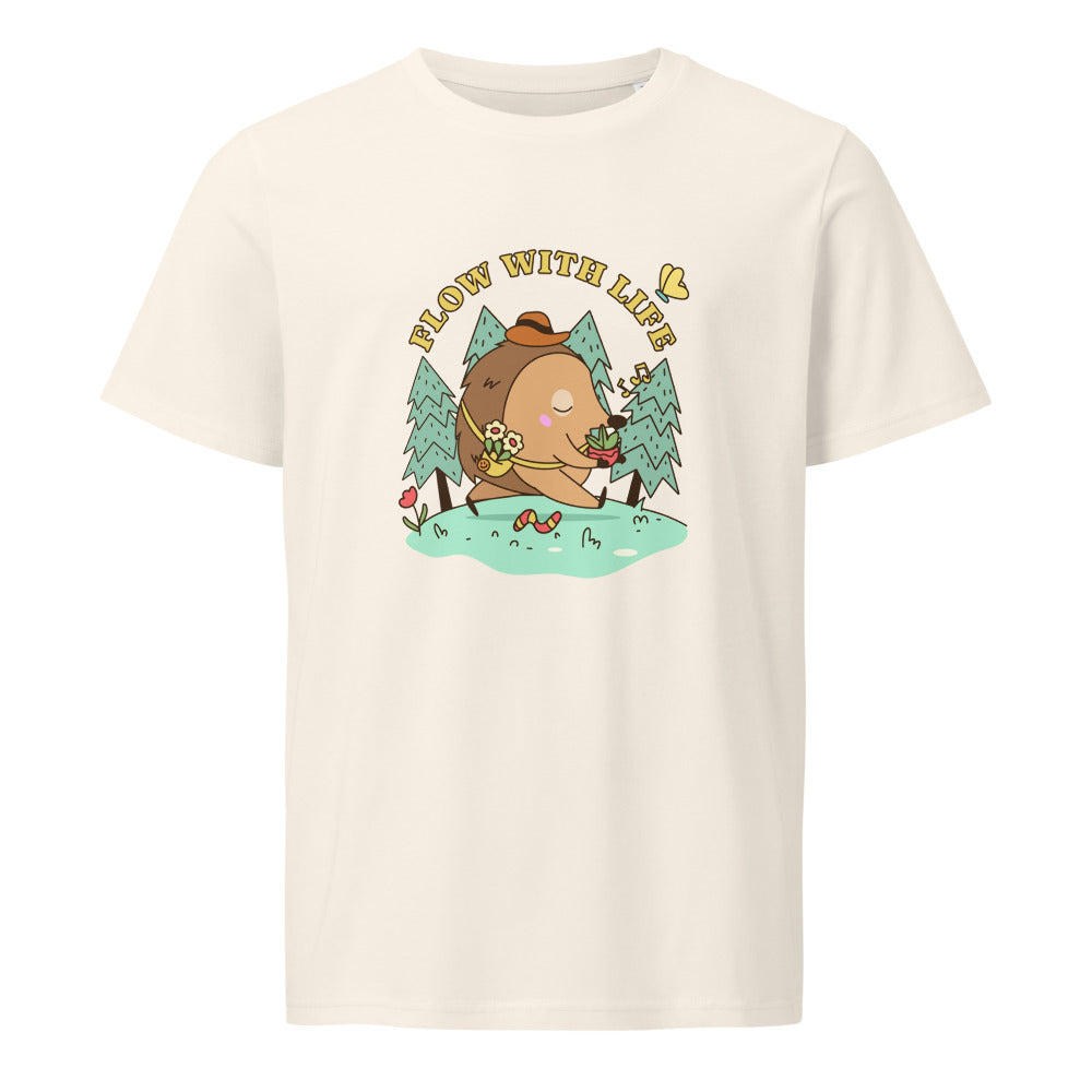 Flow with life | Unisex Organic Mid-Light Crafter T-Shirt | Stanley/Stella SATU007