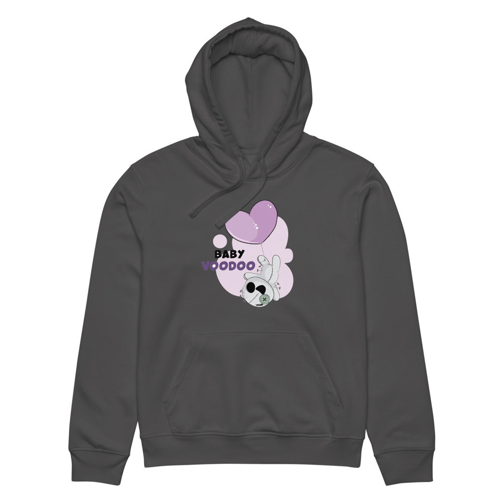 Ted heart - Baby voodoo | Unisex Organic Mid-Weight Drummer 2.0 Hoodie | Stanley/Stella SASU009