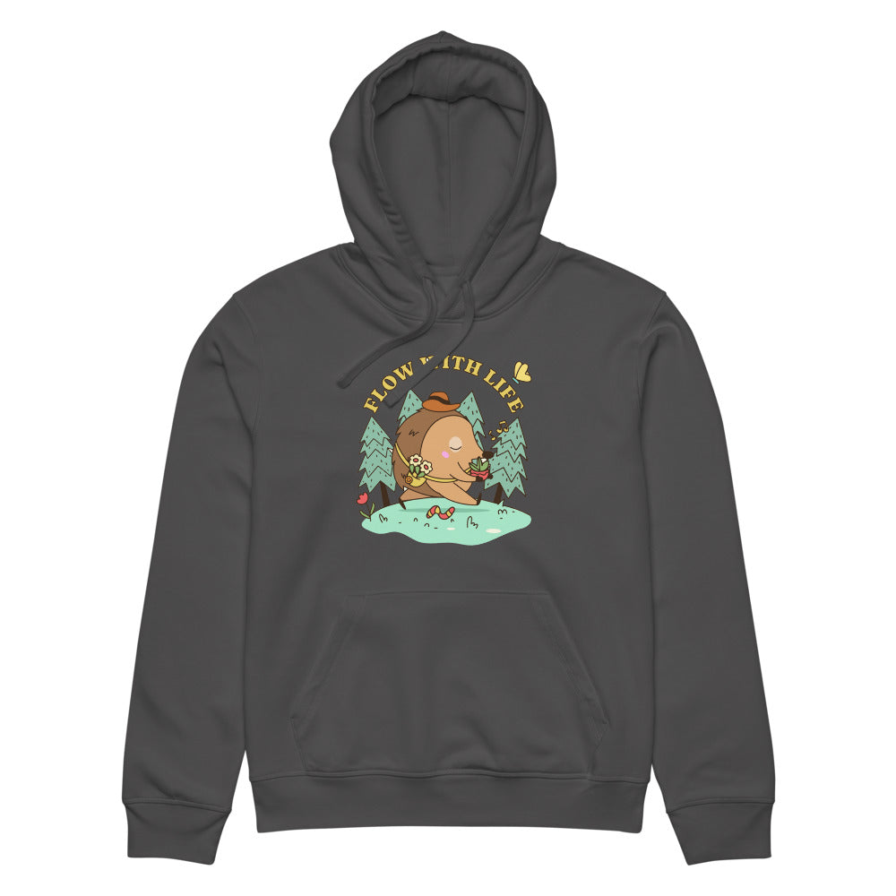 Flow with life | Unisex Organic Mid-Weight Drummer 2.0 Hoodie | Stanley/Stella SASU009