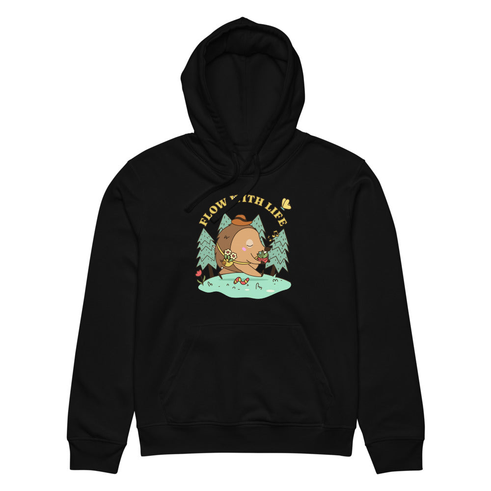 Flow with life | Unisex Organic Mid-Weight Drummer 2.0 Hoodie | Stanley/Stella SASU009
