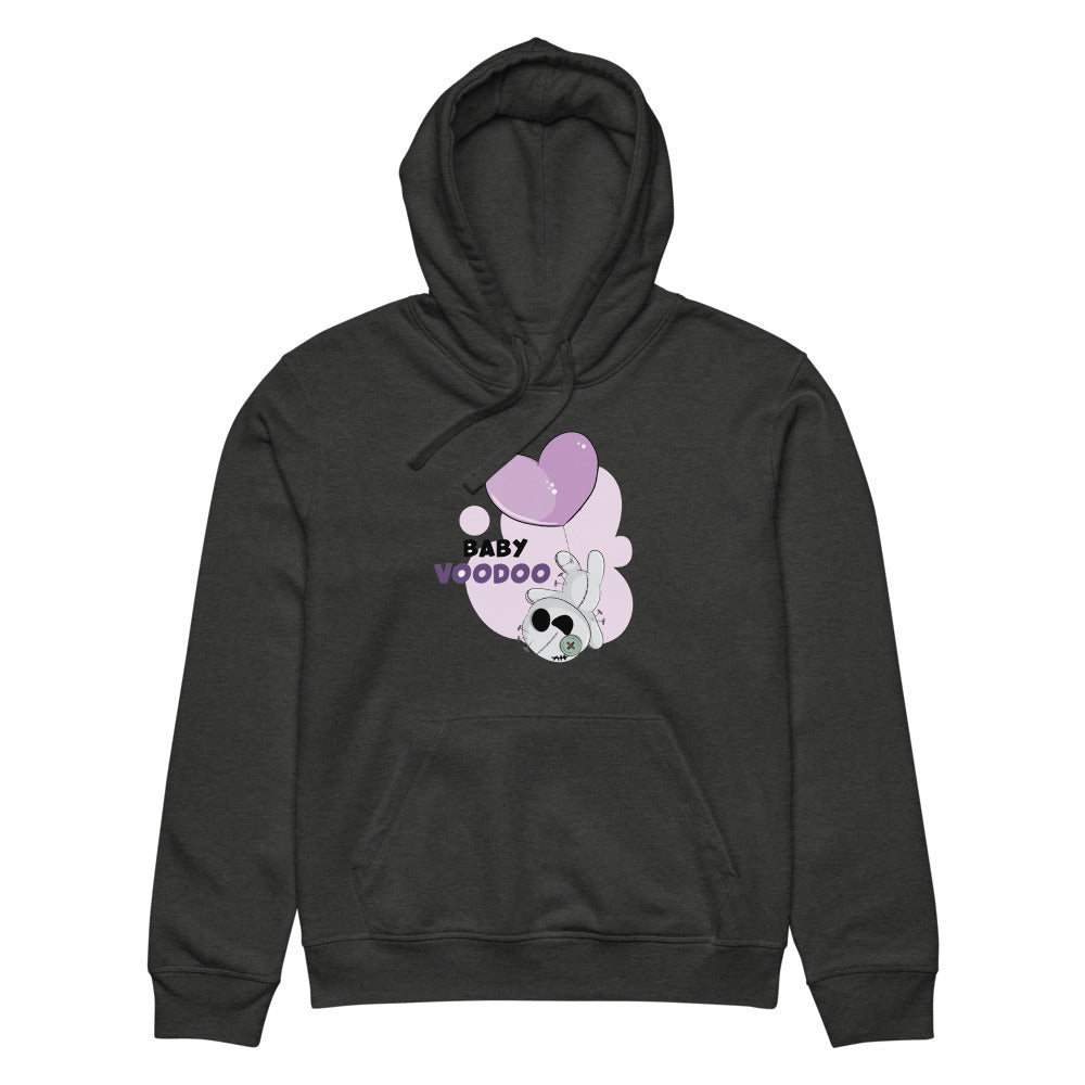 Ted heart - Baby voodoo | Unisex Organic Mid-Weight Drummer 2.0 Hoodie | Stanley/Stella SASU009