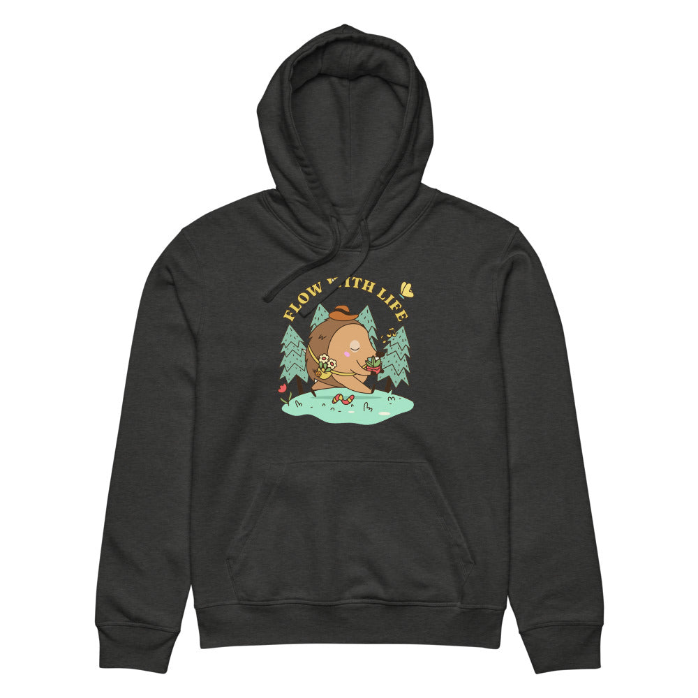 Flow with life | Unisex Organic Mid-Weight Drummer 2.0 Hoodie | Stanley/Stella SASU009