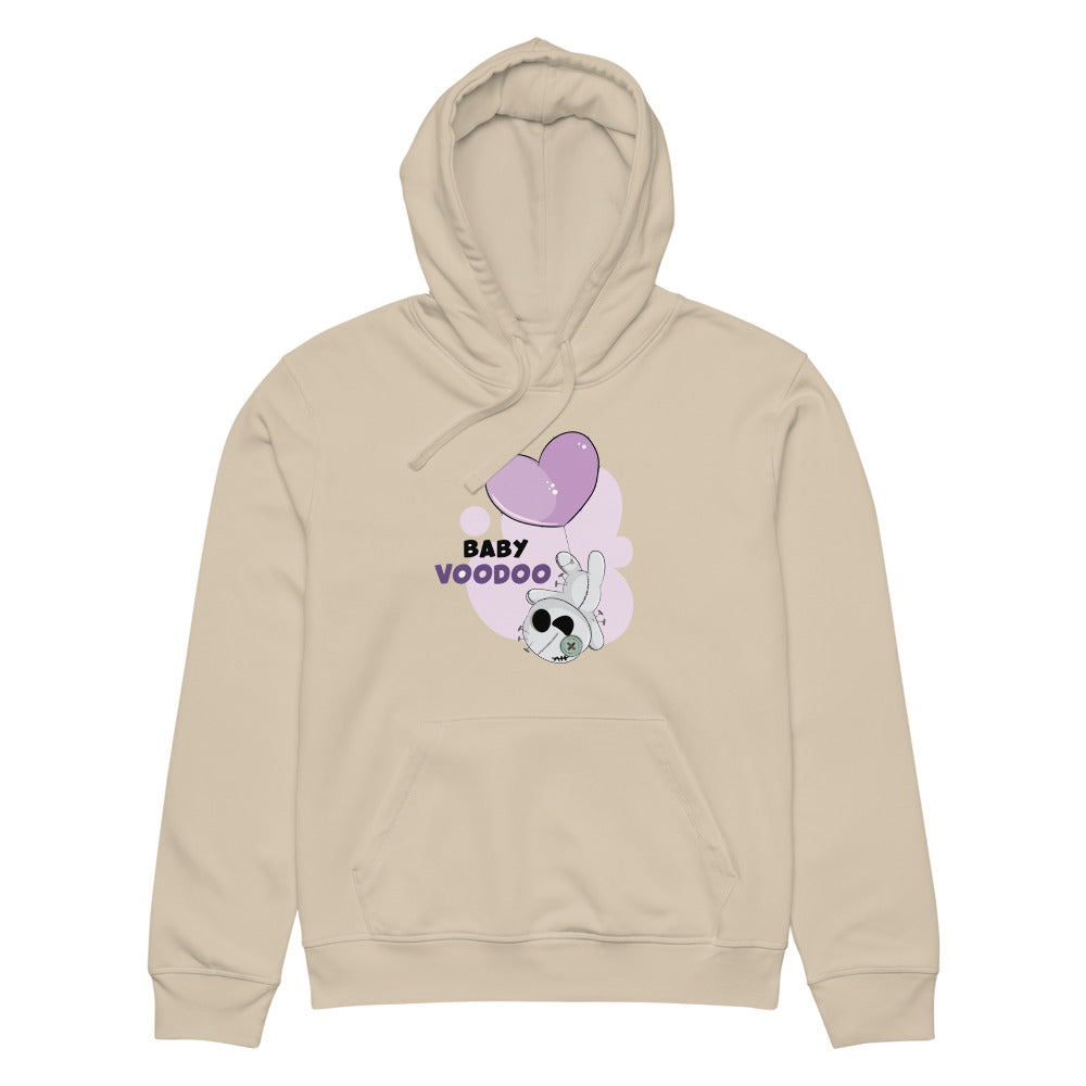Ted heart - Baby voodoo | Unisex Organic Mid-Weight Drummer 2.0 Hoodie | Stanley/Stella SASU009
