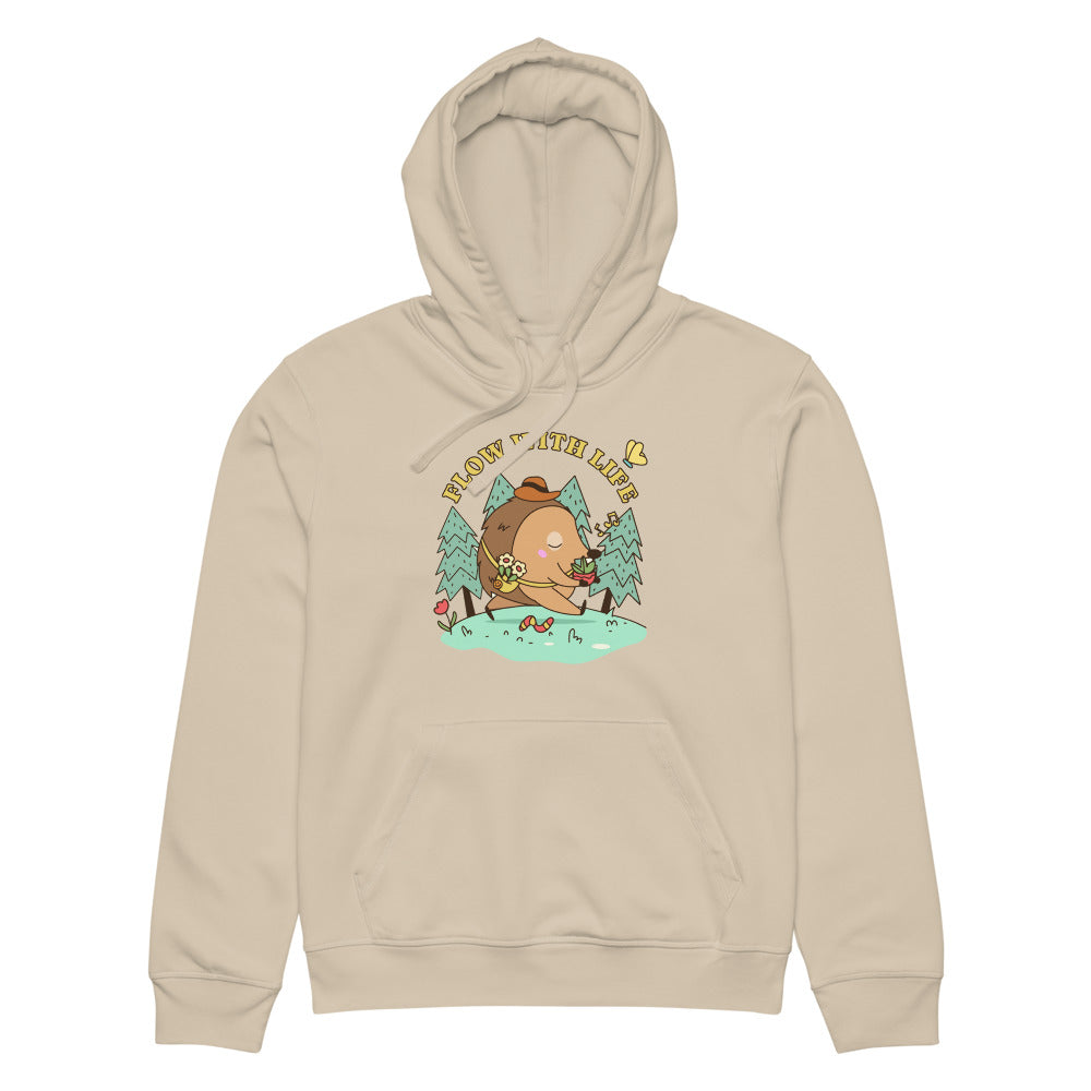 Flow with life | Unisex Organic Mid-Weight Drummer 2.0 Hoodie | Stanley/Stella SASU009