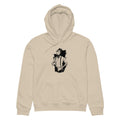 Black & White bearded man suit | Unisex Organic Mid-Weight Drummer 2.0 Hoodie | Stanley/Stella SASU009