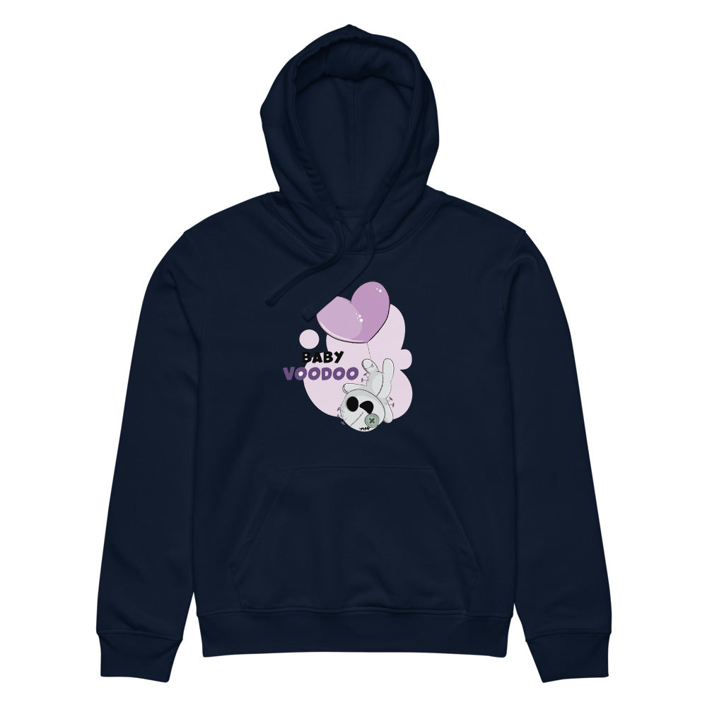 Ted heart - Baby voodoo | Unisex Organic Mid-Weight Drummer 2.0 Hoodie | Stanley/Stella SASU009