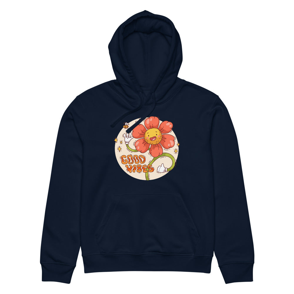 Good vides | Unisex Organic Mid-Weight Drummer 2.0 Hoodie | Stanley/Stella SASU009