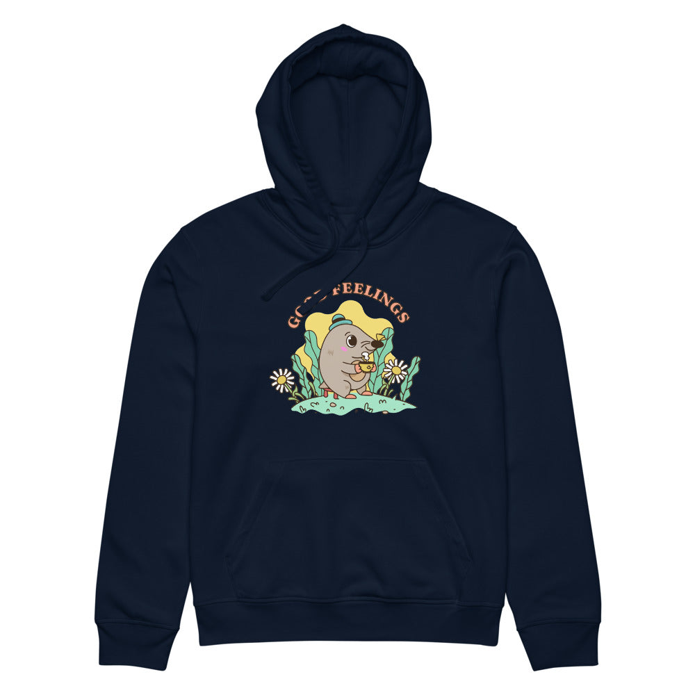Good feelings | Unisex Organic Mid-Weight Drummer 2.0 Hoodie | Stanley/Stella SASU009