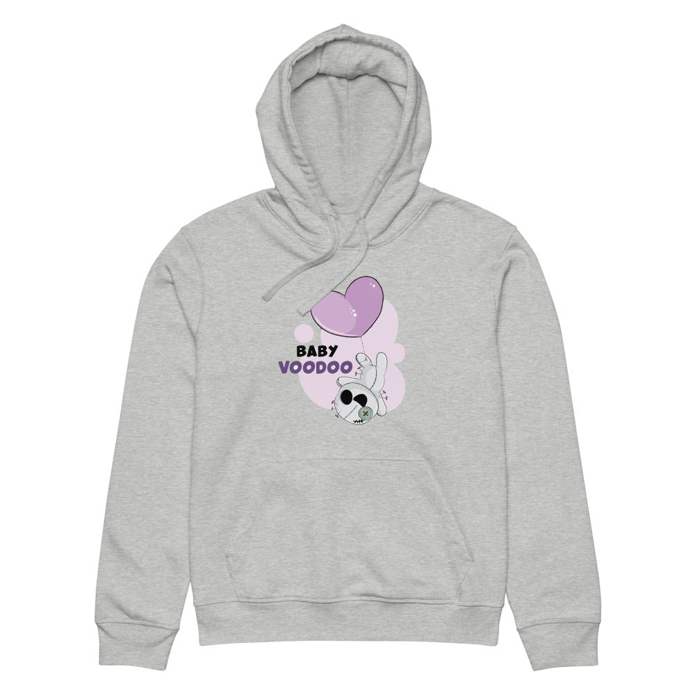Ted heart - Baby voodoo | Unisex Organic Mid-Weight Drummer 2.0 Hoodie | Stanley/Stella SASU009