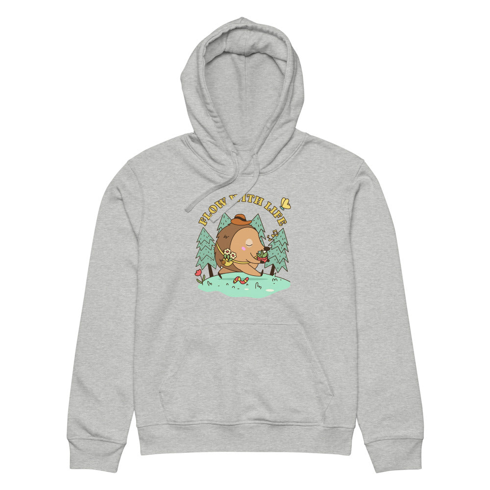 Flow with life | Unisex Organic Mid-Weight Drummer 2.0 Hoodie | Stanley/Stella SASU009