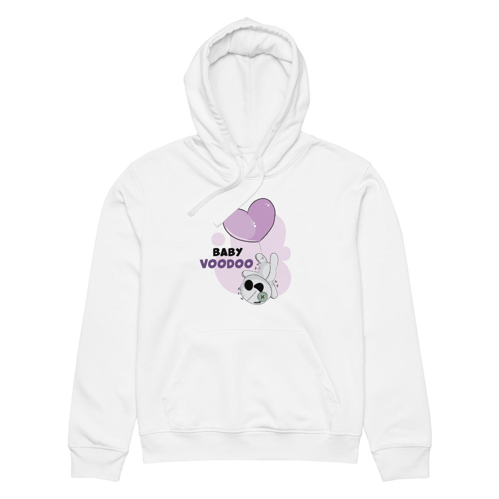 Ted heart - Baby voodoo | Unisex Organic Mid-Weight Drummer 2.0 Hoodie | Stanley/Stella SASU009