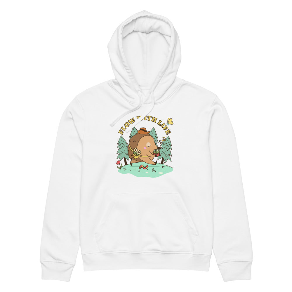 Flow with life | Unisex Organic Mid-Weight Drummer 2.0 Hoodie | Stanley/Stella SASU009