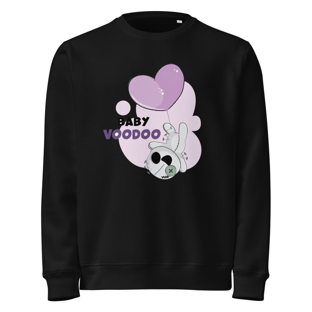 Ted heart - Baby voodoo | Unisex Organic Mid-Weight Roller Sweatshirt | Stanley/Stella SASU010