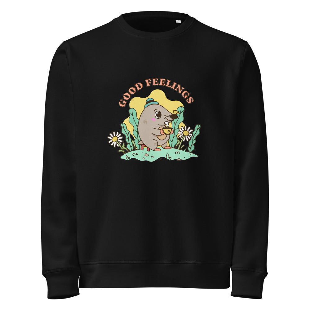 Good feelings | Unisex Organic Mid-Weight Roller Sweatshirt | Stanley/Stella SASU010
