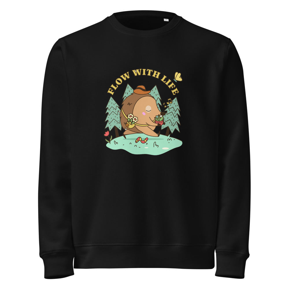 Flow with life | Unisex Organic Mid-Weight Roller Sweatshirt | Stanley/Stella SASU010