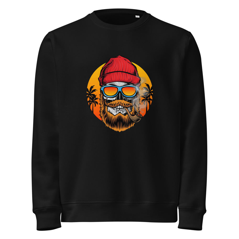 Bearded man | Unisex Organic Mid-Weight Roller Sweatshirt | Stanley/Stella SASU010