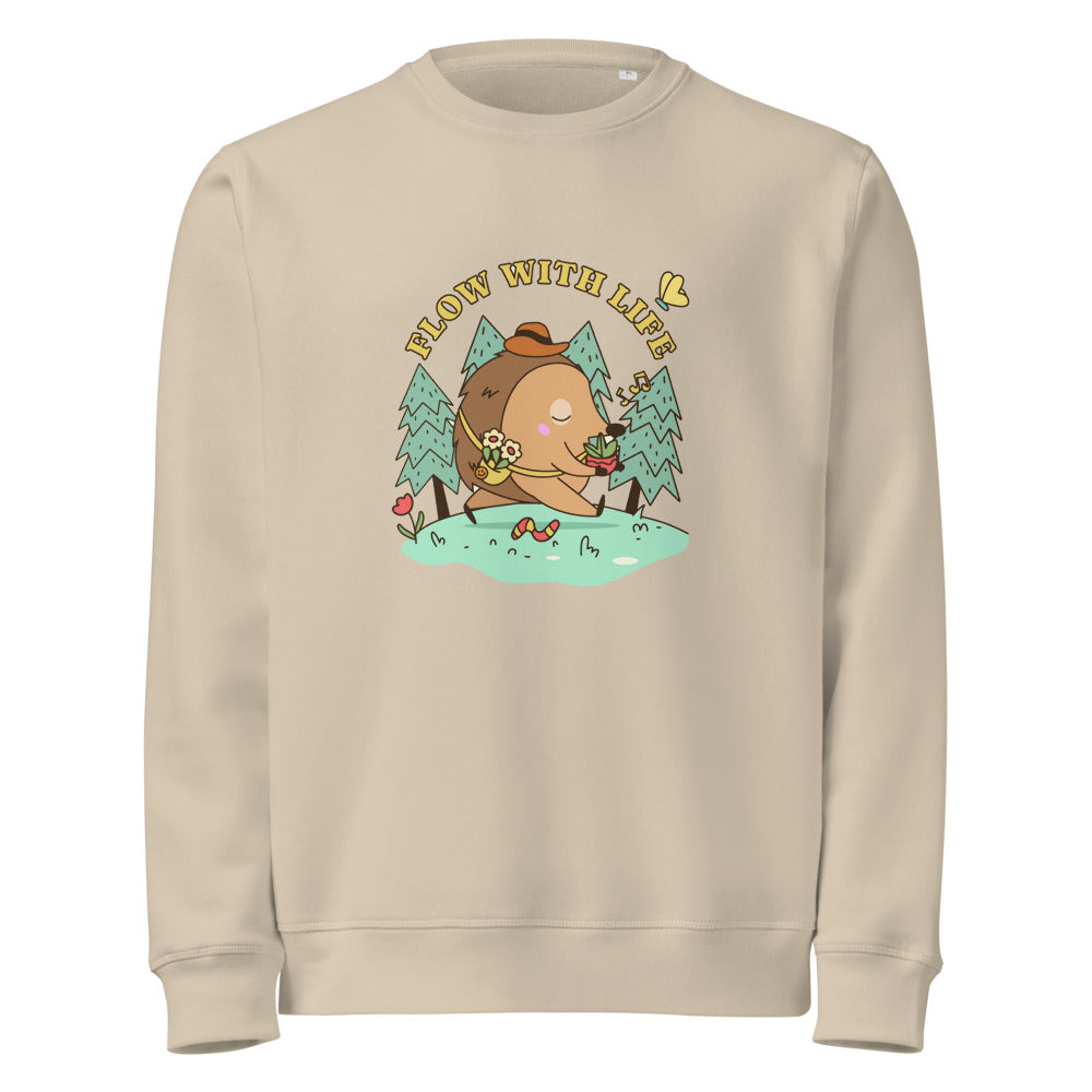 Flow with life | Unisex Organic Mid-Weight Roller Sweatshirt | Stanley/Stella SASU010