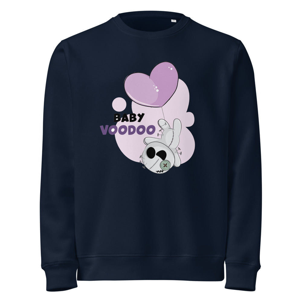 Ted heart - Baby voodoo | Unisex Organic Mid-Weight Roller Sweatshirt | Stanley/Stella SASU010
