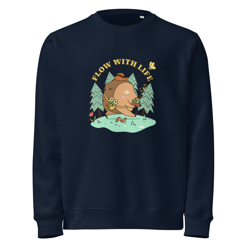 Flow with life | Unisex Organic Mid-Weight Roller Sweatshirt | Stanley/Stella SASU010